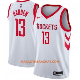 Maillot NBA Houston Rockets James Harden 13 Nike 2017-18 Blanc Swingman - Homme